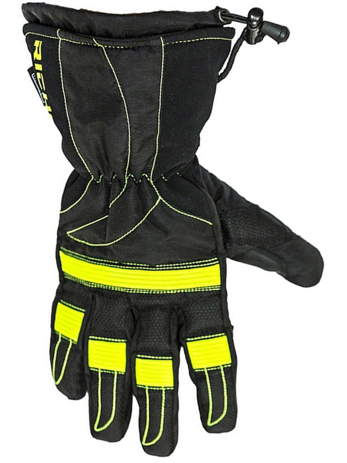 Black Fluo Yellow Motorcycle Gloves O235