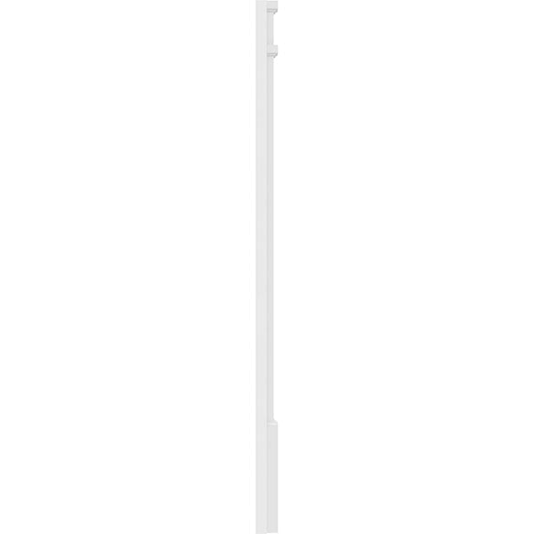 Flat Panel PVC Pilaster with Decorative Capital & Base (Pair) H23135