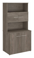 36x22W Tall Storage Cabinet with Doors and Shelves B5429