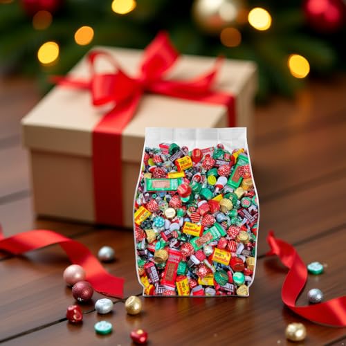 Assorted Christmas Chocolate Variety Pack 5lb Bulk Individually Wrapped I3505