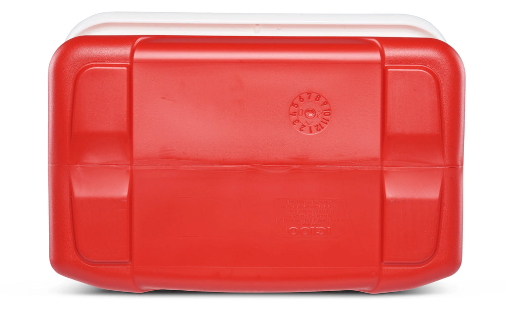 28 QT Red Ice Chest Cooler O4962