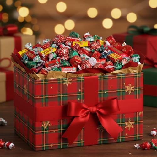 Assorted Christmas Chocolate Variety Pack 5lb Bulk Individually Wrapped I3505