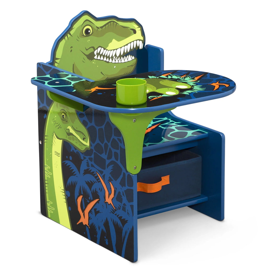 Dinosaur Chair Desk with Storage Bin U572