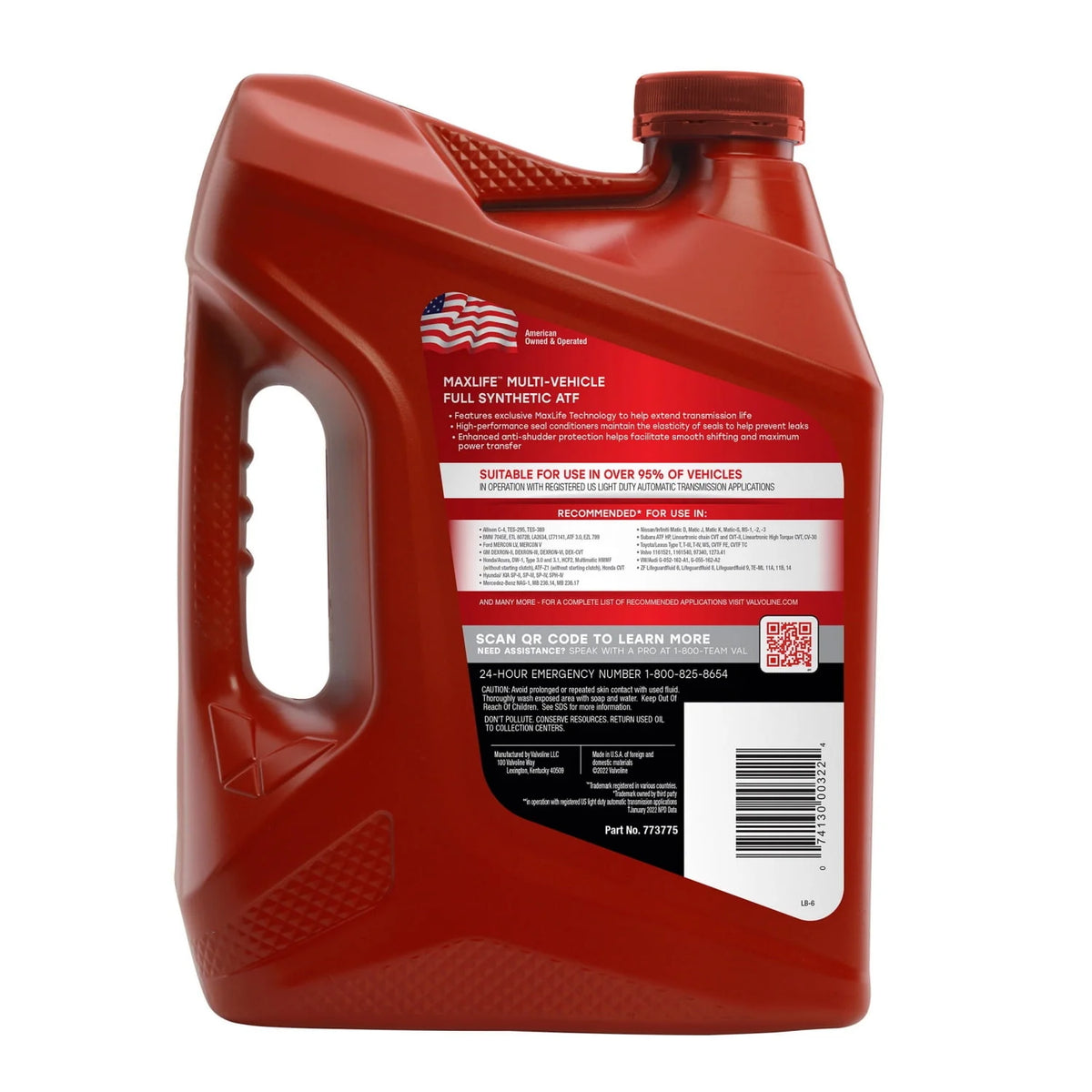Multi-Vehicle Automatic Transmission Fluid 1 Gallon H17517