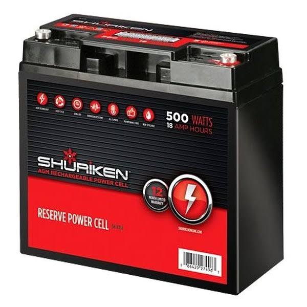 12-Volt AGM Battery 500W 18 Amp Hours T5925