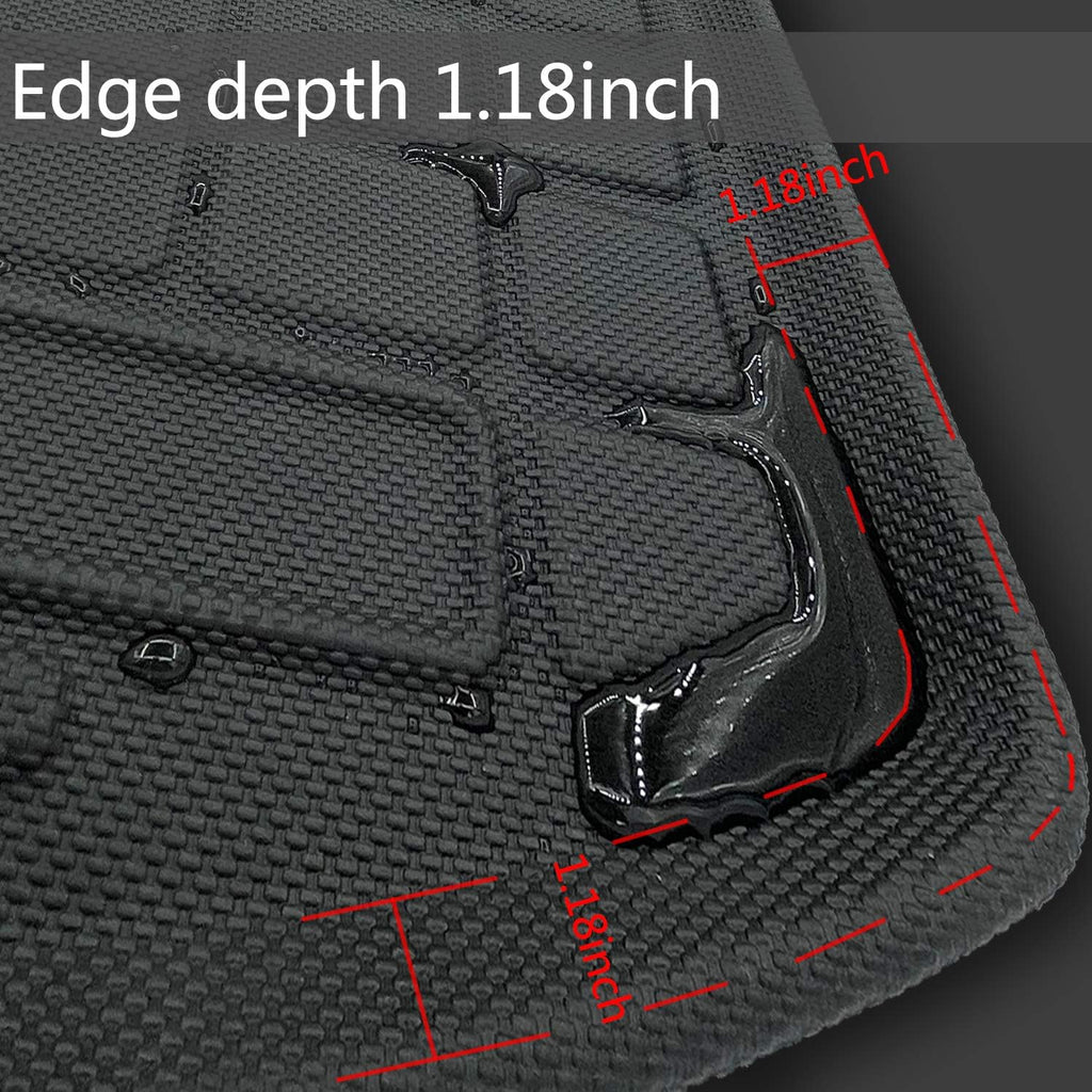 All Weather Waterproof Front Trunk Mat and Rear Cargo Mat D694