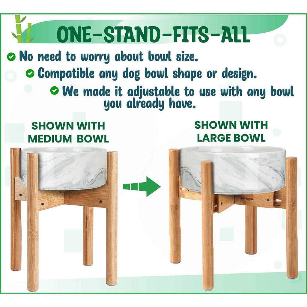 Adjustable Dog Bowl Stand M137