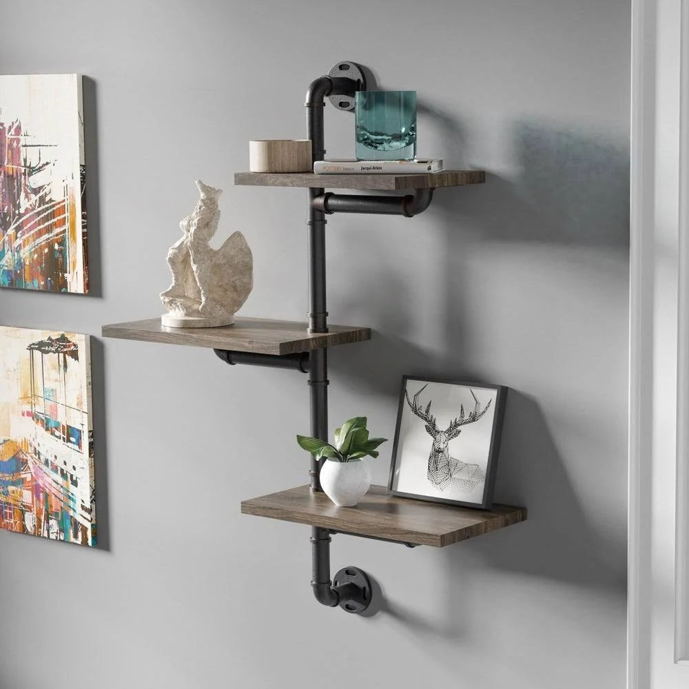 3-Tier Floating Wall Shelf O7468