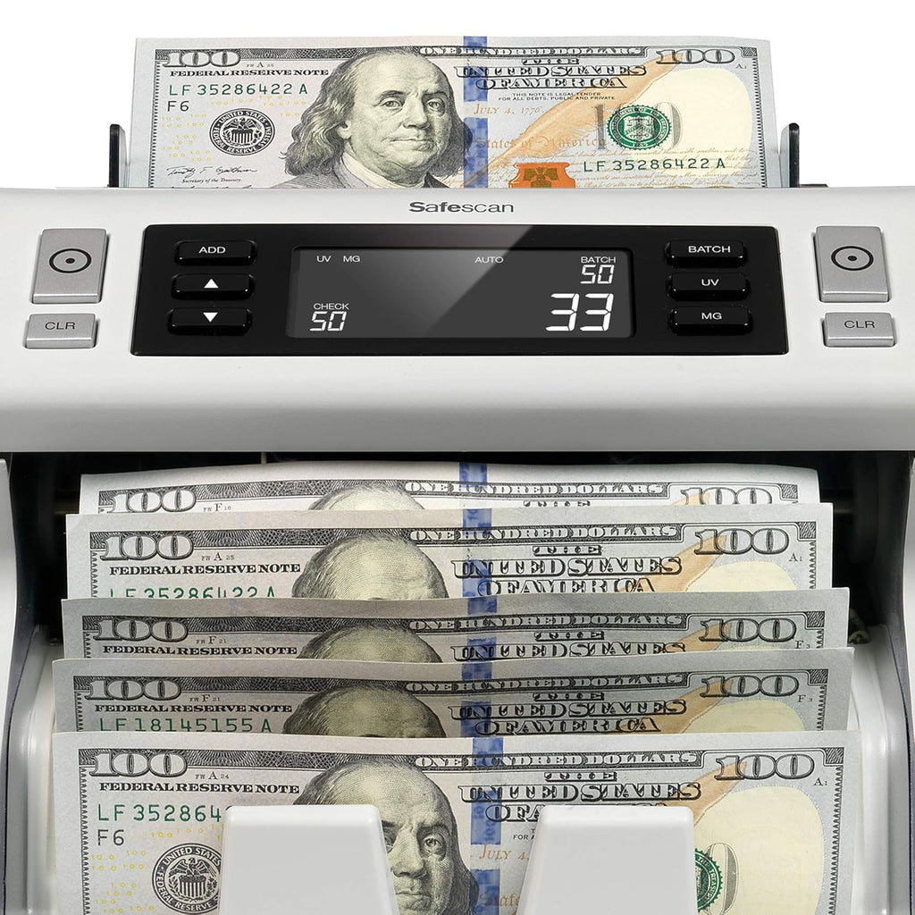 Bill Counter with 3-Point Counterfeit Detection B1801