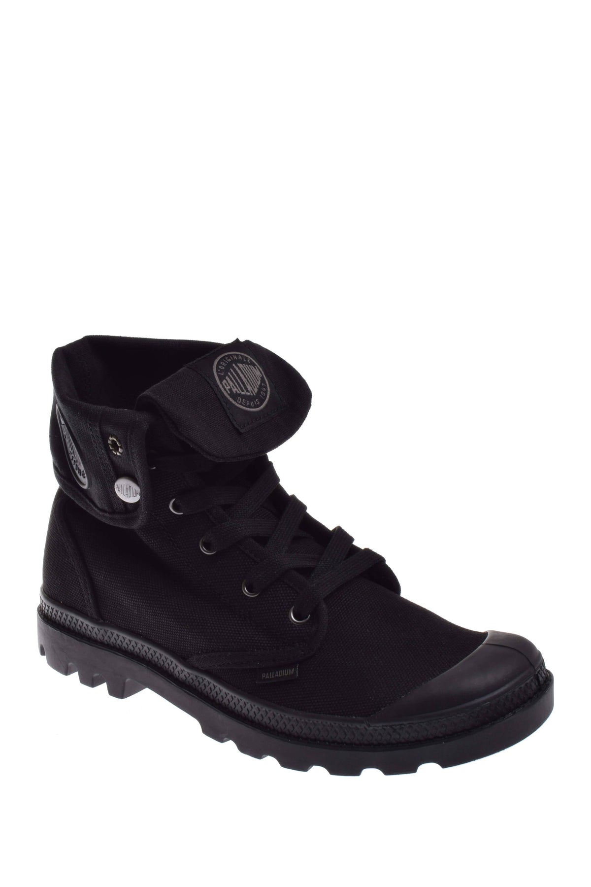 Black Canvas Boots A604337