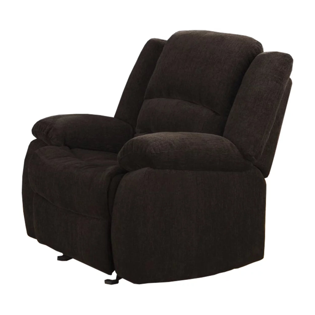 Chocolate Glider Recliner E148