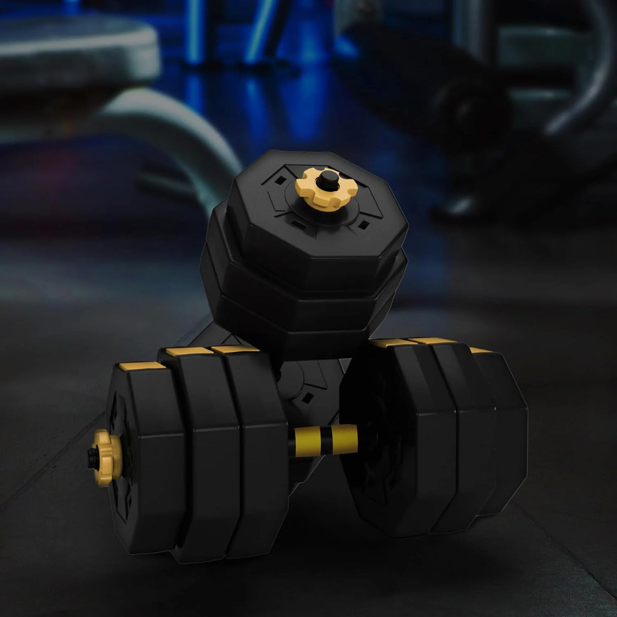 Adjustable Dumbbells Set 55LB 66LB 3 in 1 N363
