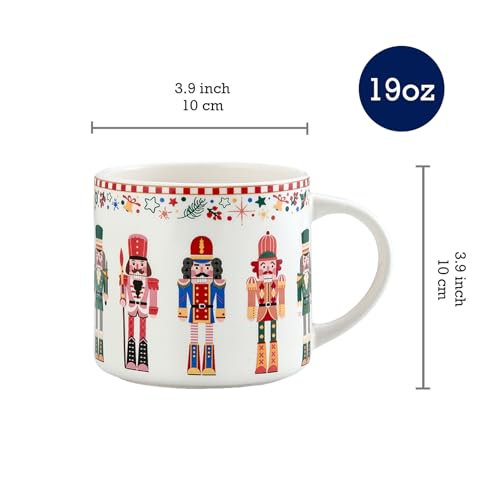 Ceramic Mug Set of 4, 16oz F28656