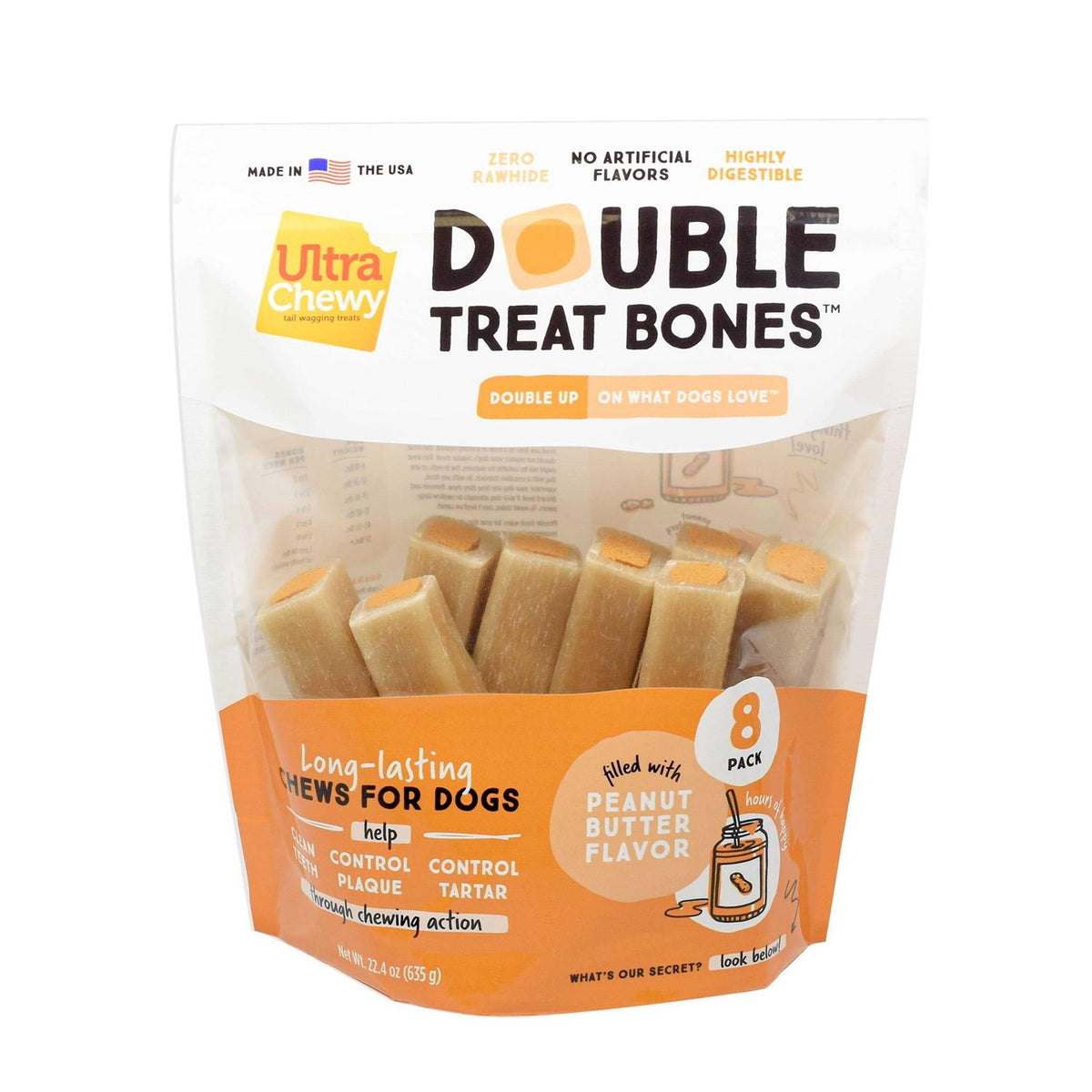 Peanut Butter Flavor Dog Treats U6174