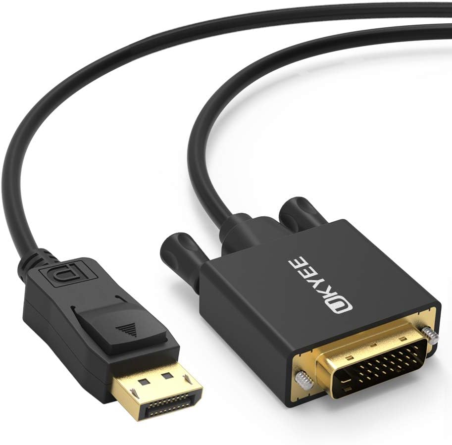 Displayport to DVI Cable 6ft 10-Pack Black V325