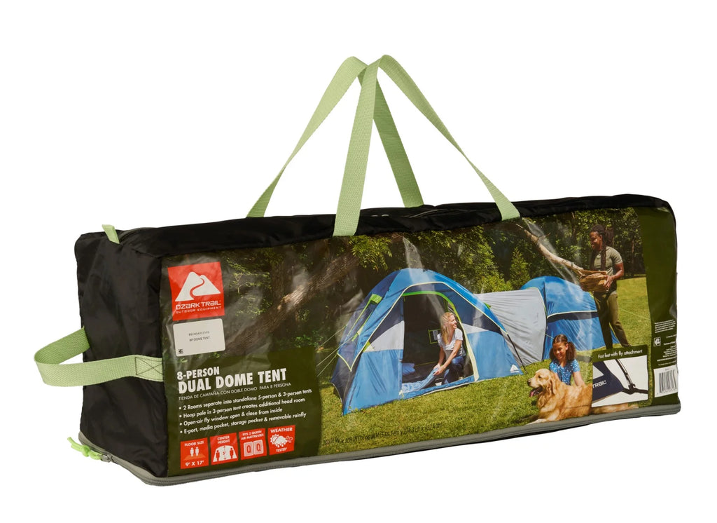 8 Person Dual Dome Tent D34757