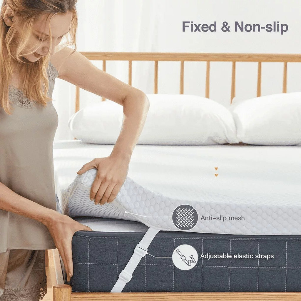 2 inch Gel Memory Foam Mattress Topper with Washable Cover O6850