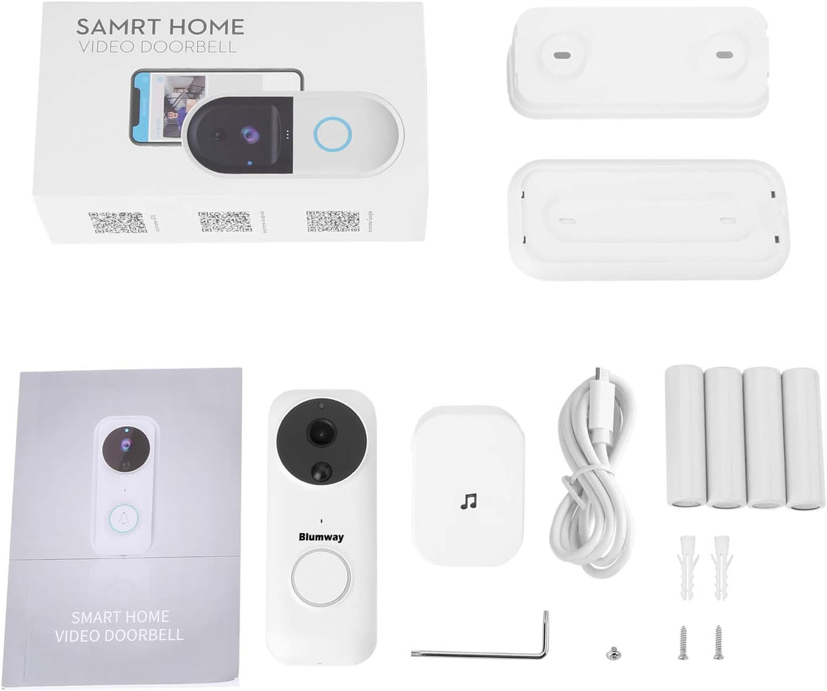 Wireless Video Doorbell Camera with Motion Detector, 1080P, Night Vision G667025