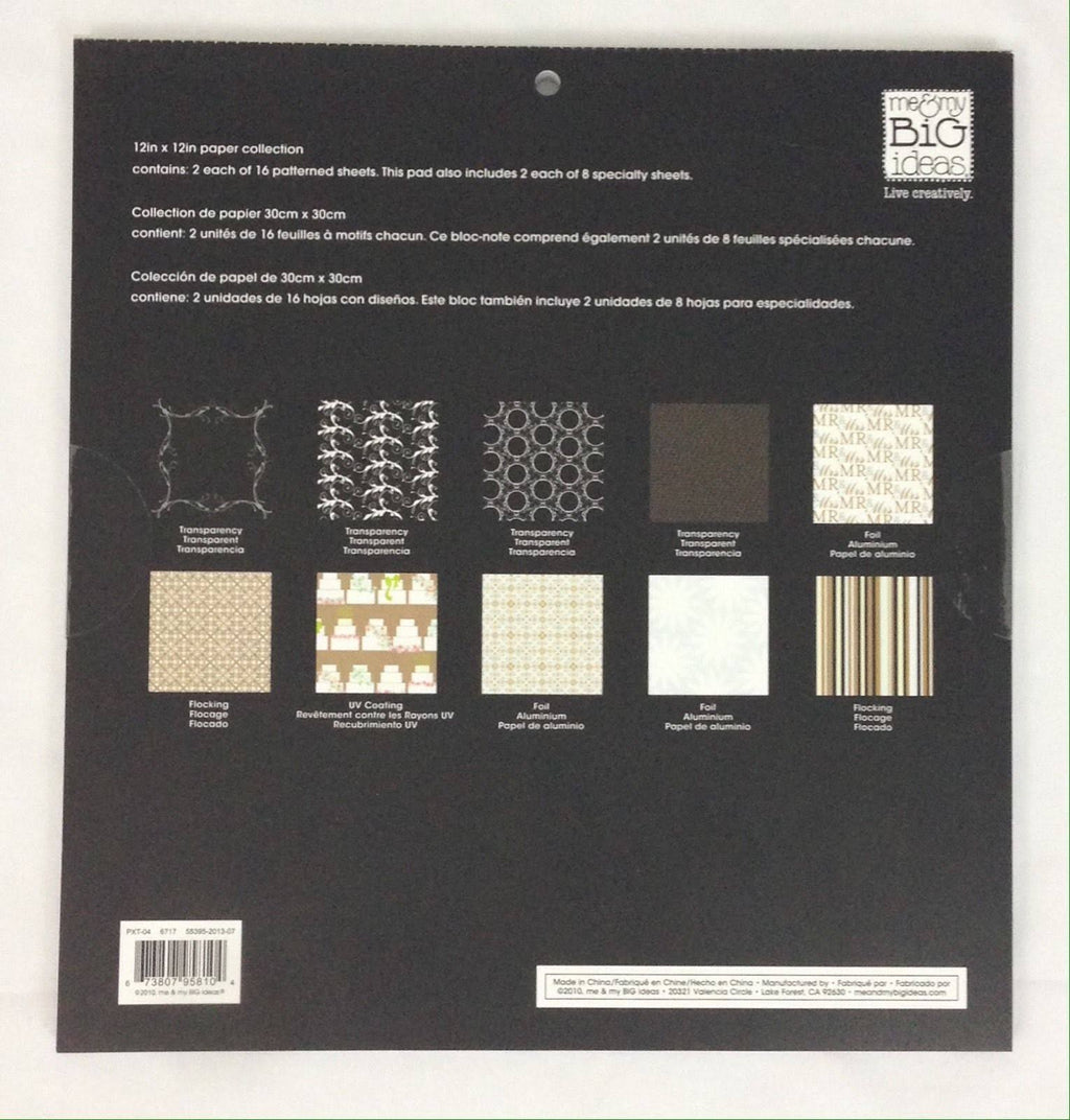 Wedding Specialty Cardstock Pad C273