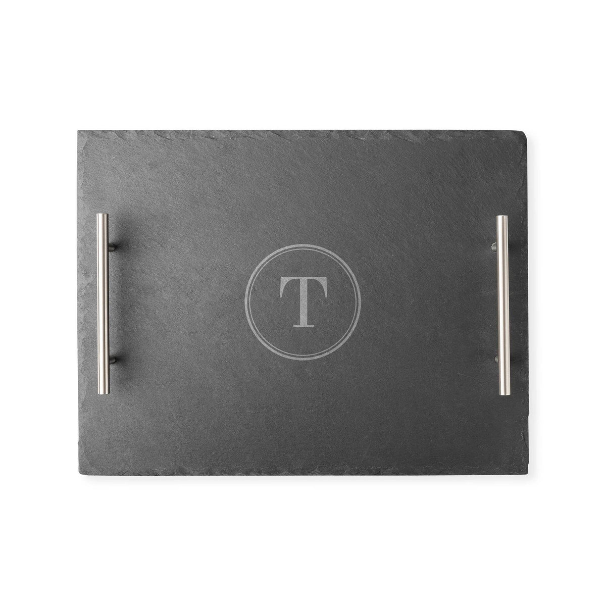 Personalized Tray with Metal Handles N897675
