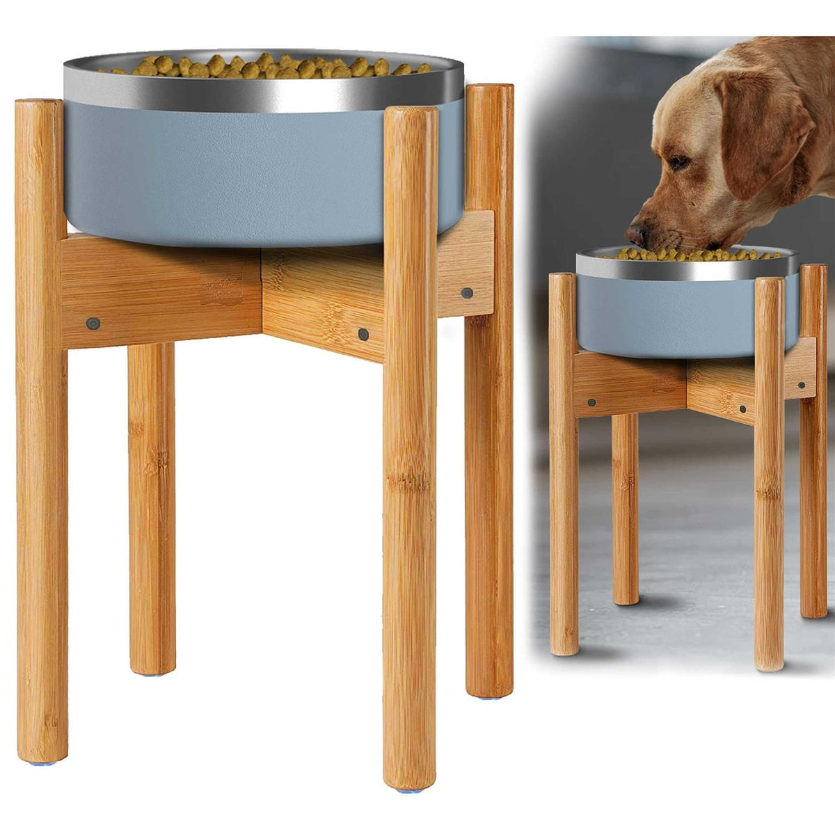 Adjustable Dog Bowl Stand M137