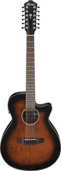 Dark Violin Sunburst 12 String Acoustic-Electric Guitar J899