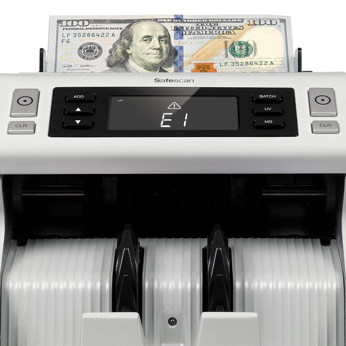Bill Counter with 3-Point Counterfeit Detection B1801