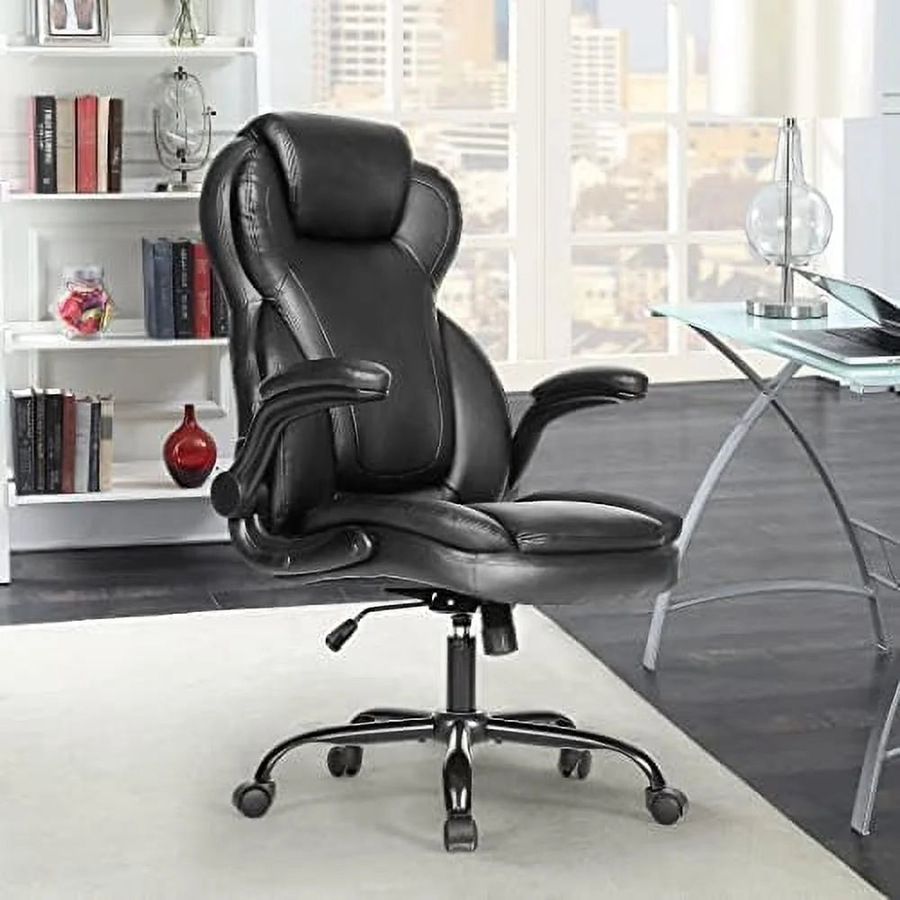 Big and Tall Fabric Office Chair 400lbs Heavy Duty Executive Desk Chair D69876