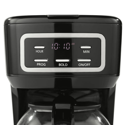 12 Cup Programmable Coffee Maker 1.8 Liter Black A7654