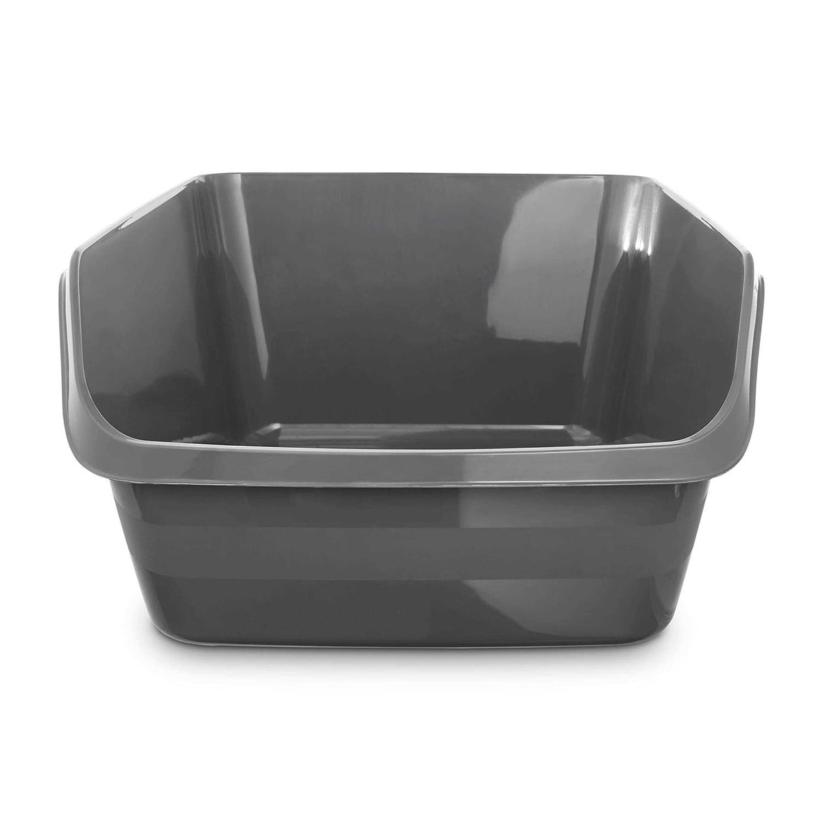 Charcoal High-Back Cat Litter Box N5702