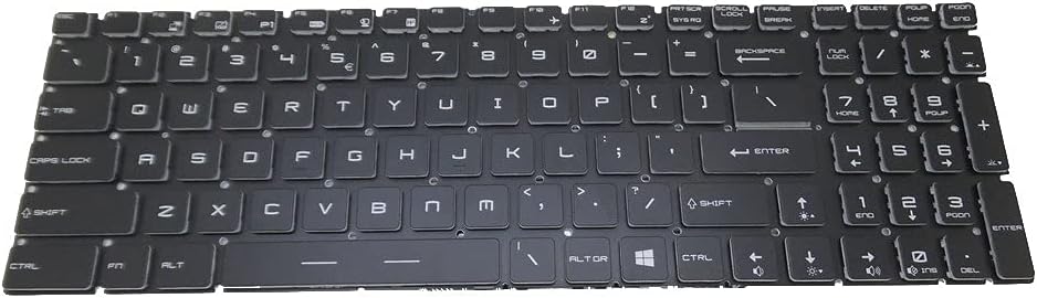 Laptop Keyboard with Crystal Keycap and Backlit P54841