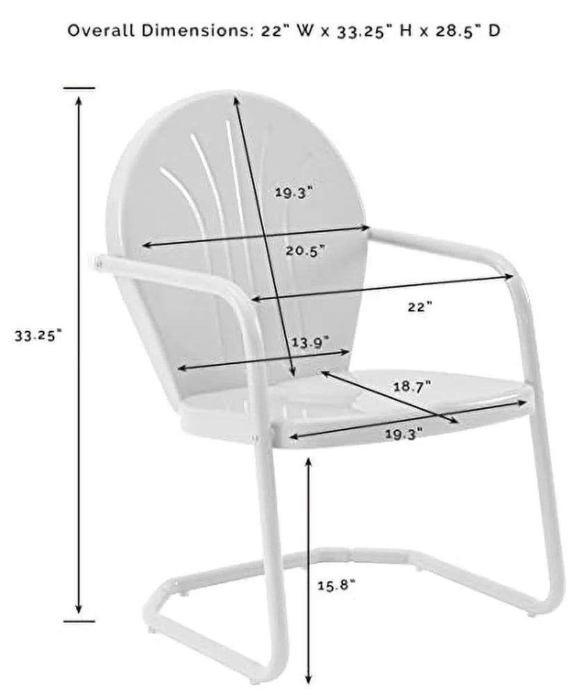 Aqua Metal Outdoor Chair Q5345