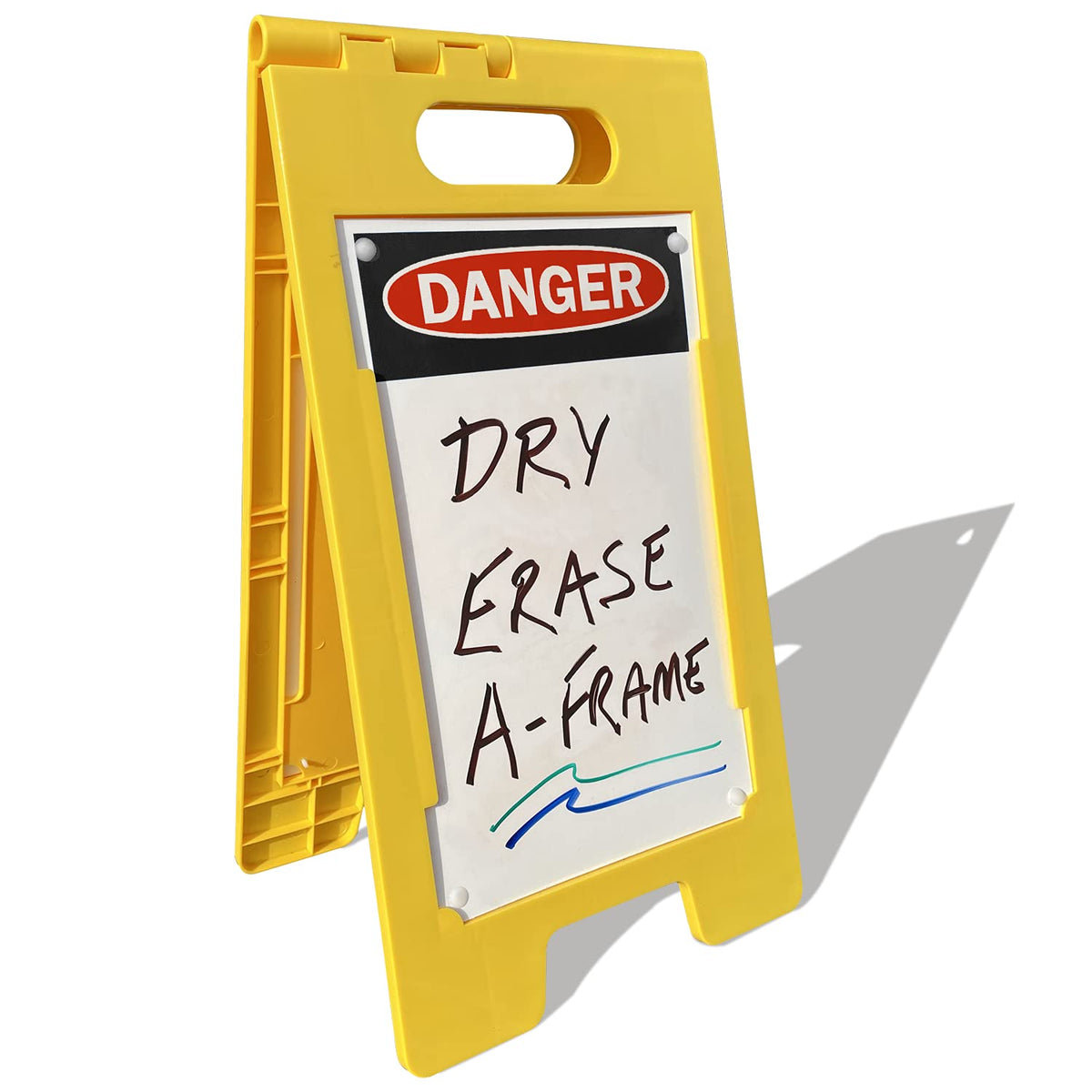 Caution Blank Write-On Folding Floor Sign D44708