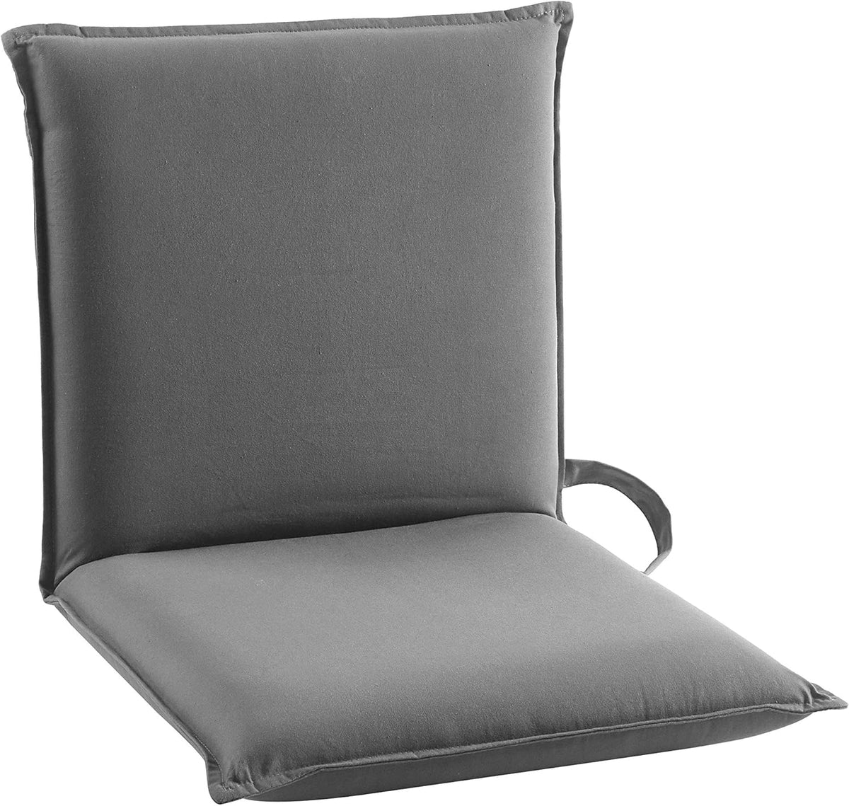 Adjustable Poly Canvas Gaming Floor Chair, Black N446