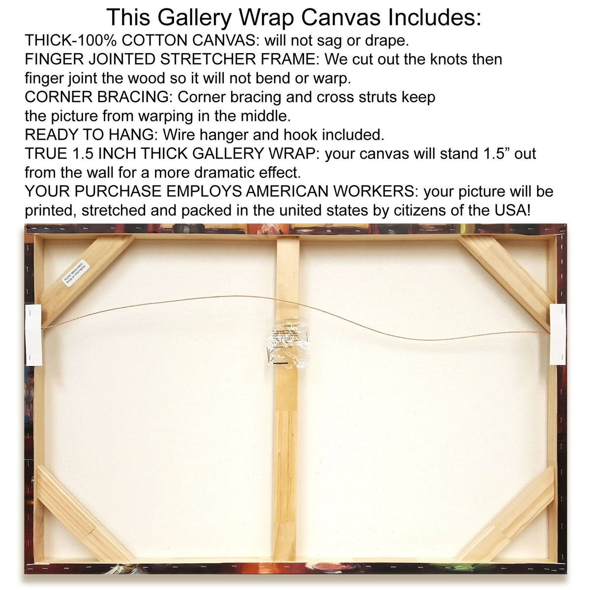 Rock N Roll Album Giclee Print on Gallery Wrap Canvas S599221