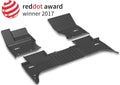 TPE All Weather Custom Fit Floor Mats 1st & 2nd Row Full Set Black X63295