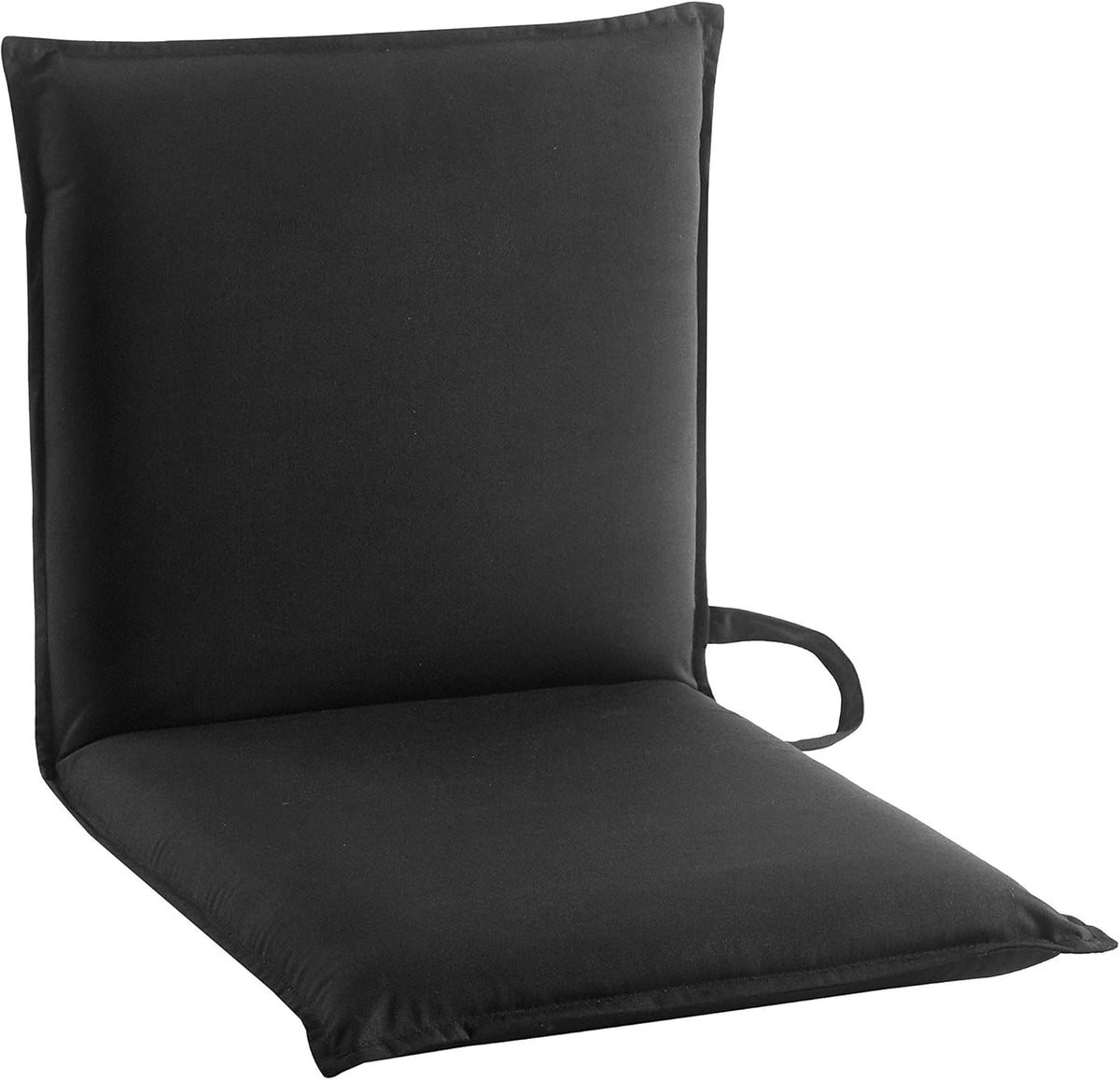 Adjustable Poly Canvas Gaming Floor Chair, Black N446