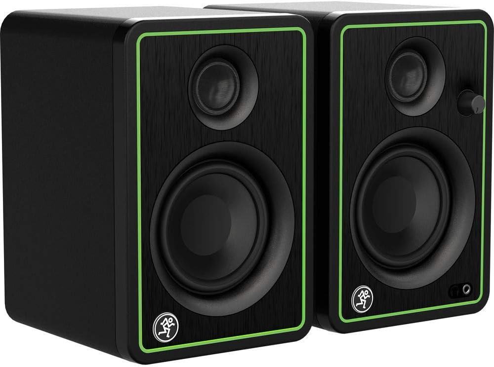 3 Studio Monitors (Pair) with Audio Interface & Cable Bundle H248693