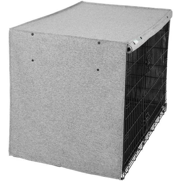 Faux Linen Dog Crate Cover B45070