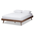 Walnut Brown Solid Wood Bed Frame X90676