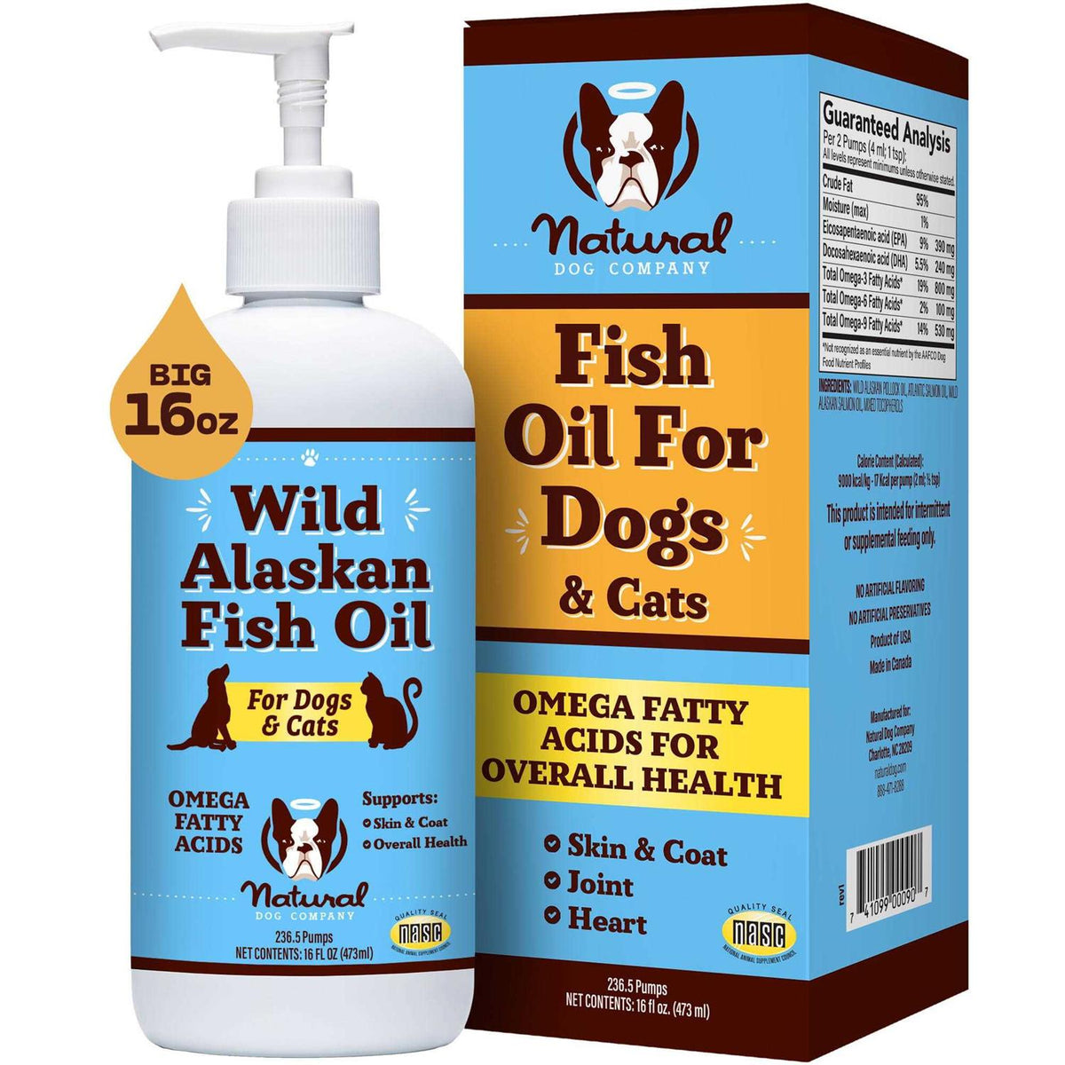 Wild Alaskan Fish Oil for Dogs N635