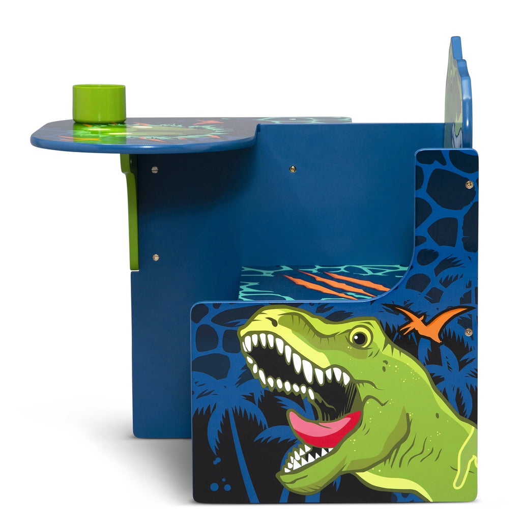 Dinosaur Chair Desk with Storage Bin U572
