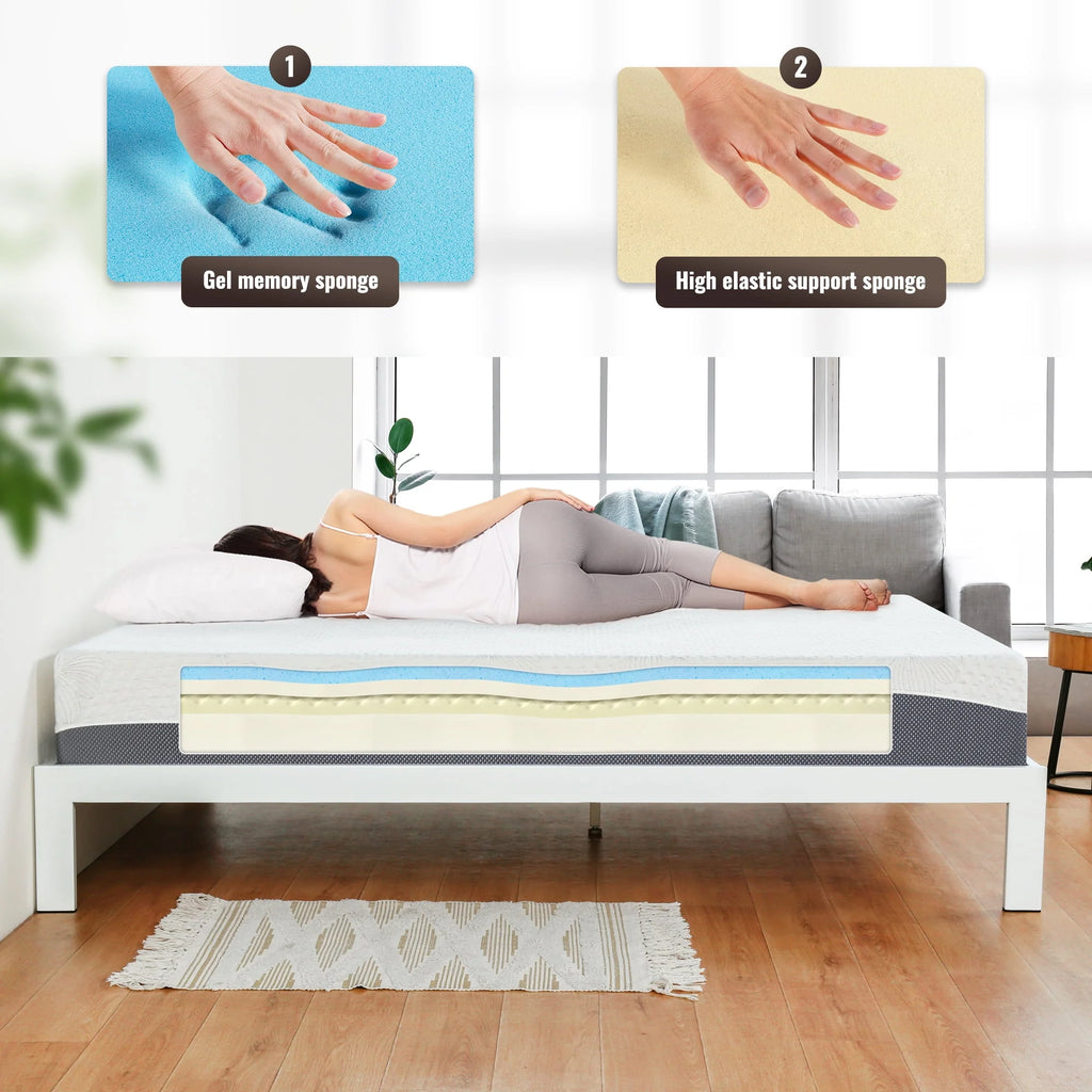 10 Inch Gel Memory Foam Mattress Medium Firm Twin Size X71099