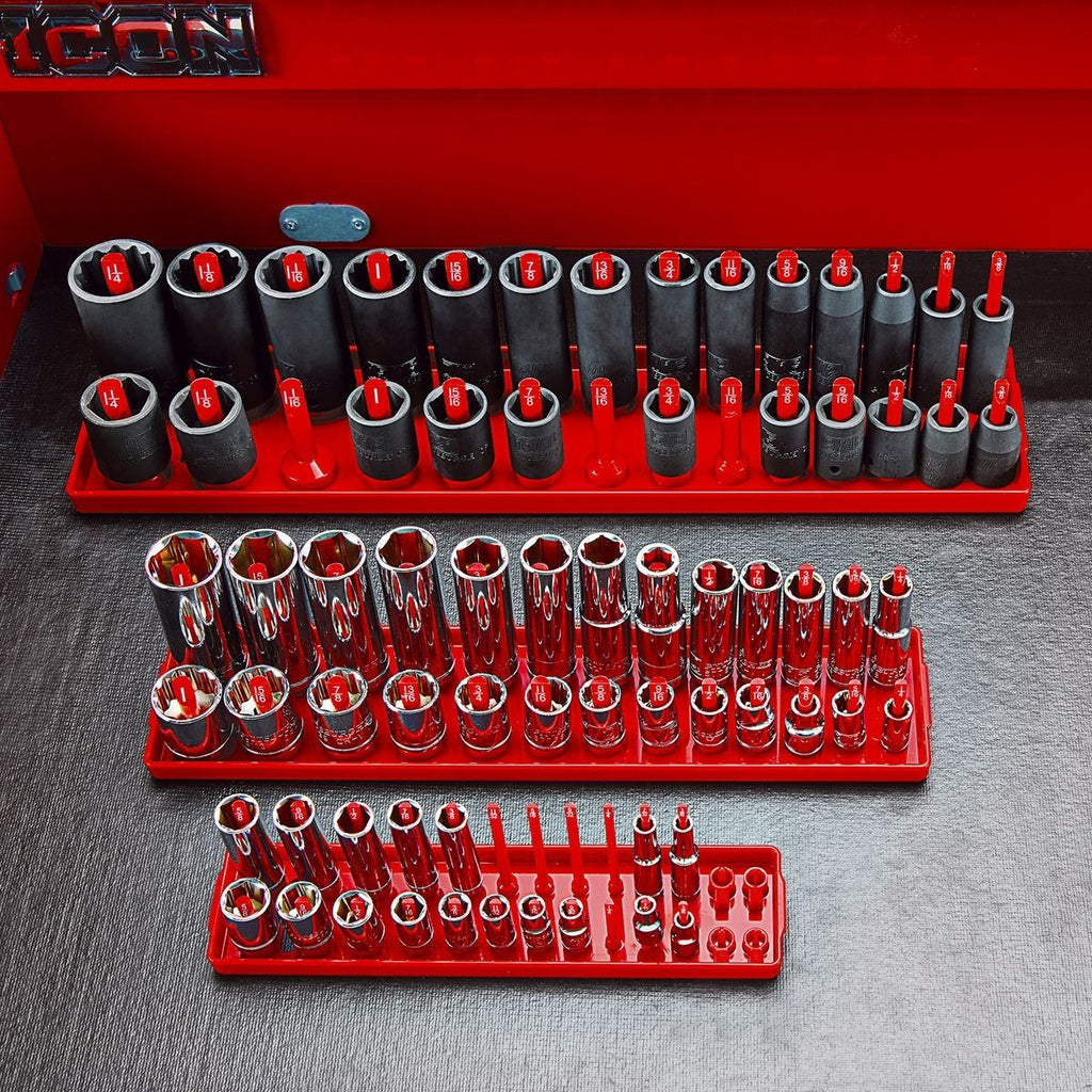 3 Piece Blue Socket Tray F3041