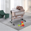 Baby Bassinet Bedside Sleeper with 5 Height Adjustable J723
