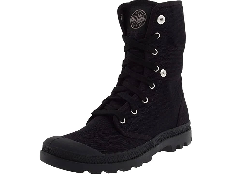 Black Canvas Boots A604337