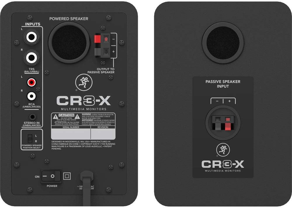 3 Studio Monitors (Pair) with Audio Interface & Cable Bundle H248693
