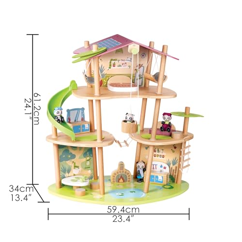 Educational Toy Doll House with Furniture U9423