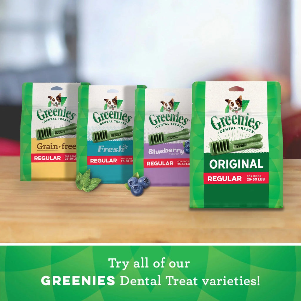 Original Flavor Dental Treats for Dogs, 18 oz 4 Pack B7543