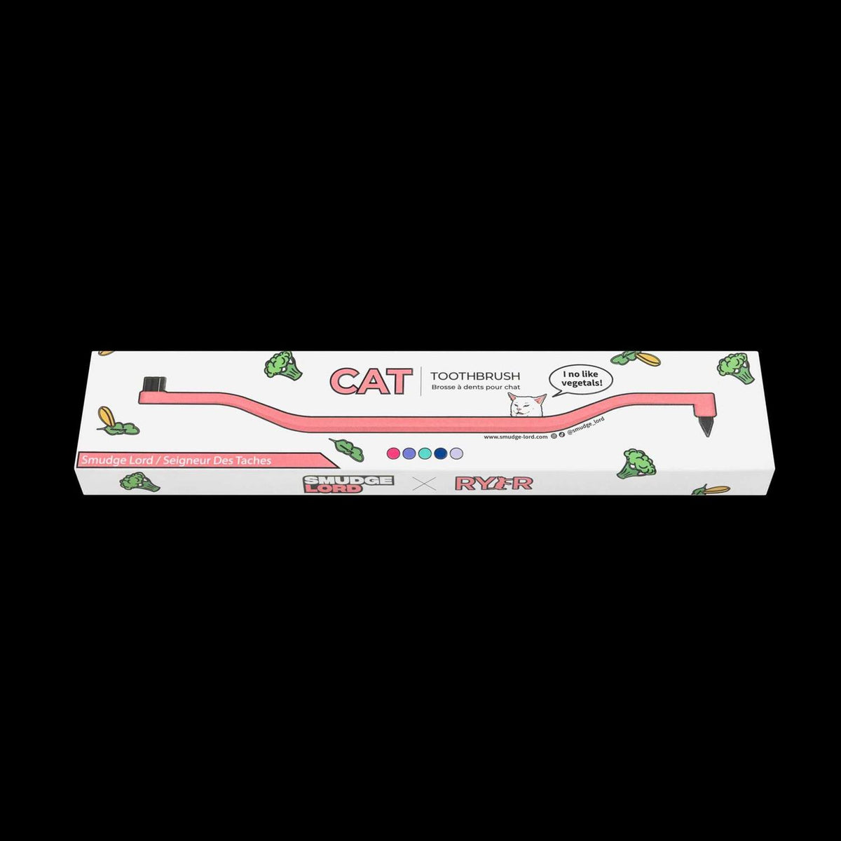 Dual Sided Cat Toothbrush M695